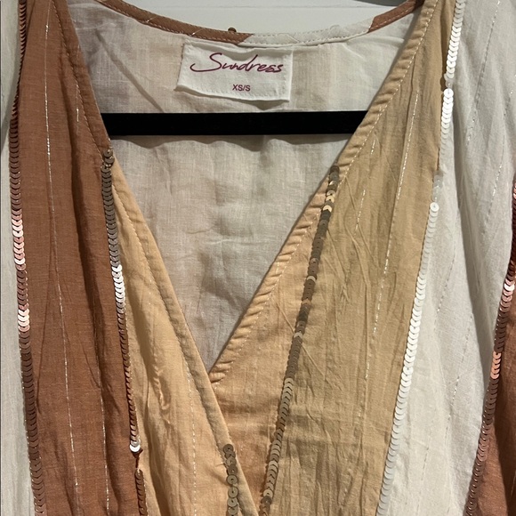 Striped High-Low Dress - Picture 2 of 5